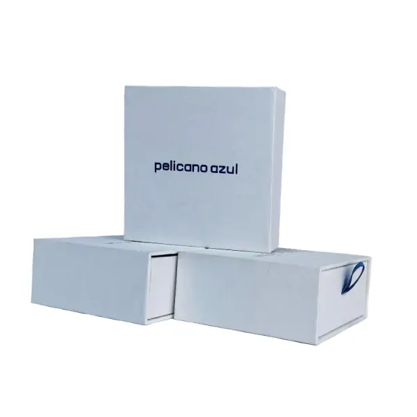 Gold Foil Stamped Drawer-Style Gift Box Gold Foil Stamped Drawer-Style Gift Box