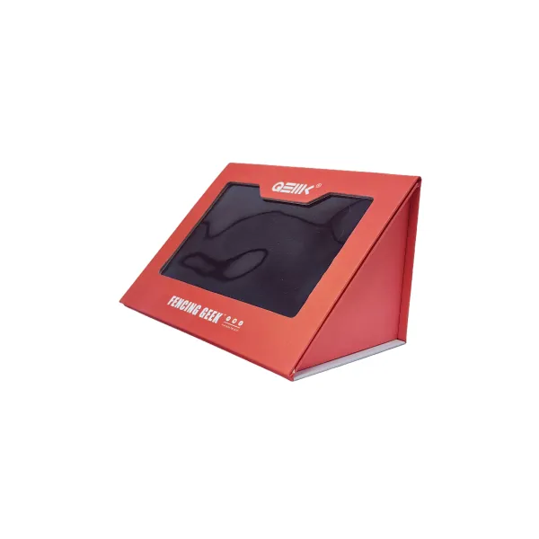 Elegant Slanted Corner Display Box with PVC Window Elegant Slanted Corner Display Box with PVC Window