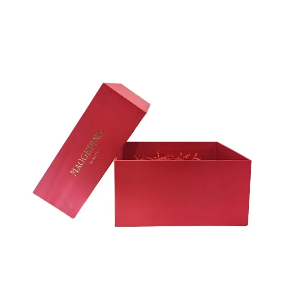 Custom Gold Foil Hard Lid Gift Box Custom Gold Foil Hard Lid Gift Box