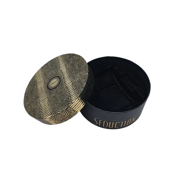 Custom Round Lid Cosmetic Box Custom Round Lid Cosmetic Box