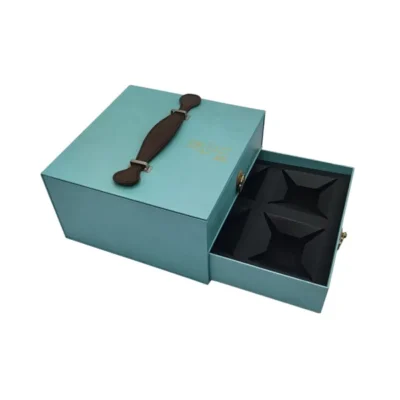 Double-Layer Drawer-Style Jewelry Box with Handle Double-Layer Drawer-Style Jewelry Box with Handle