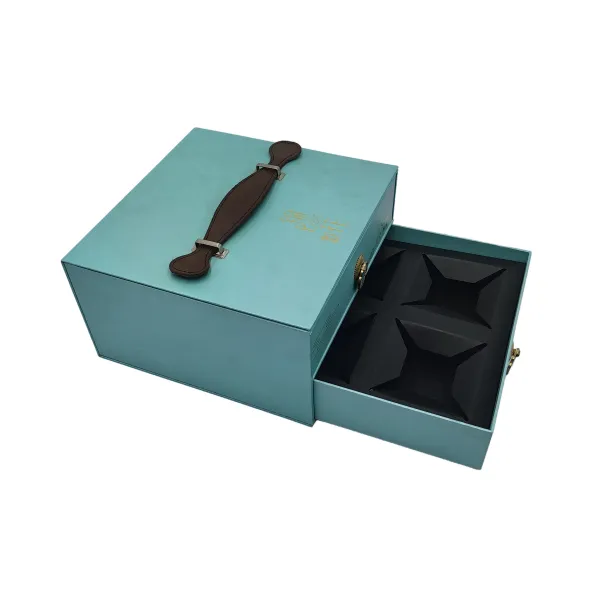 Double-Layer Drawer-Style Jewelry Box with Handle Double-Layer Drawer-Style Jewelry Box with Handle