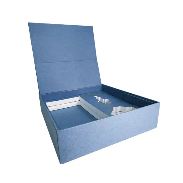 Luxury Flip-Top Gift Box with Gold Foil Stamping & Embossing Luxury Flip-Top Gift Box with Gold Foil Stamping & Embossing