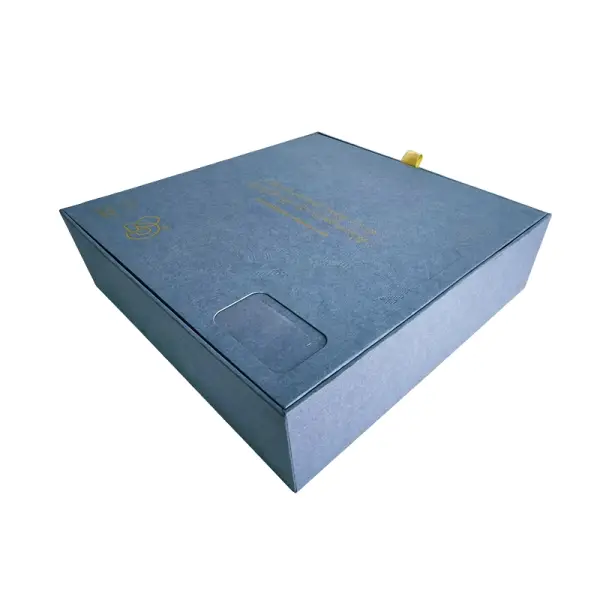 Luxury Flip-Top Gift Box with Gold Foil Stamping & Embossing Luxury Flip-Top Gift Box with Gold Foil Stamping & Embossing