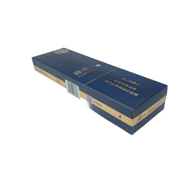 Elegant Hard Lid Cigarette Box with Gold Foil Elegant Hard Lid Cigarette Box with Gold Foil