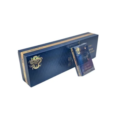 Elegant Hard Lid Cigarette Box with Gold Foil Elegant Hard Lid Cigarette Box with Gold Foil
