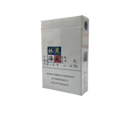 Elegant White Paper Cigarette Box with Gold Foil Elegant White Paper Cigarette Box with Gold Foil