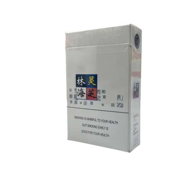 Elegant White Paper Cigarette Box with Gold Foil Elegant White Paper Cigarette Box with Gold Foil