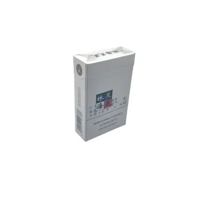 Elegant White Paper Cigarette Box with Gold Foil Elegant White Paper Cigarette Box with Gold Foil
