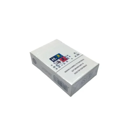 Elegant White Paper Cigarette Box with Gold Foil Elegant White Paper Cigarette Box with Gold Foil