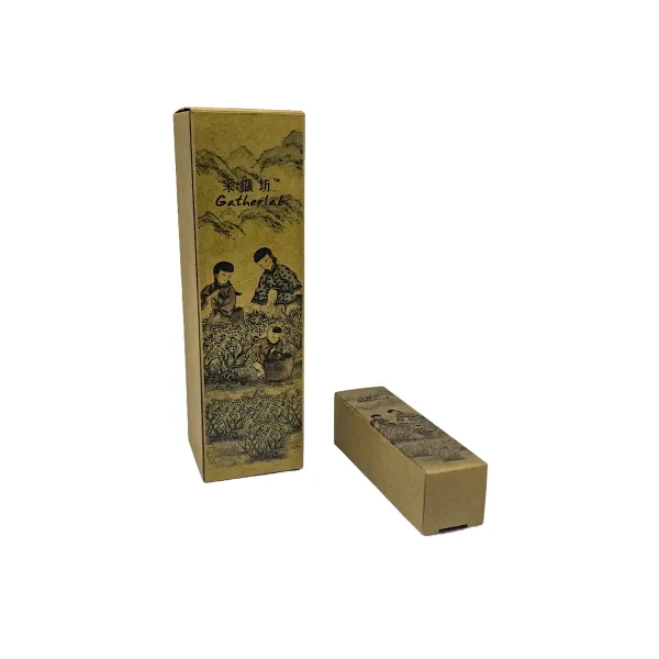 Rectangular Kraft Paper Cosmetic Box Rectangular Kraft Paper Cosmetic Box