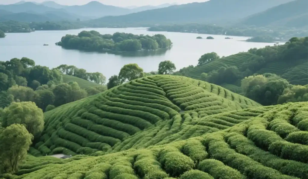FANCY Packaging Shines with the Arrival of 2025 Hangzhou Longjing New Tea 1 Tea Mountain